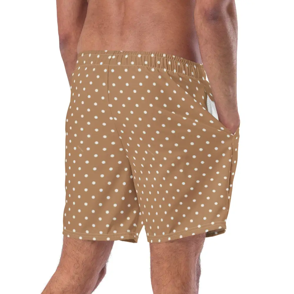 Quick Dry Dotted Swim Trunks