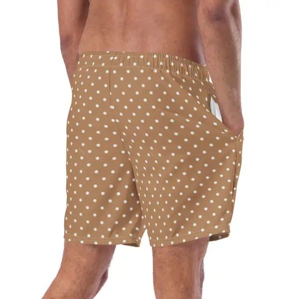 Quick Dry Dotted Swim Trunks