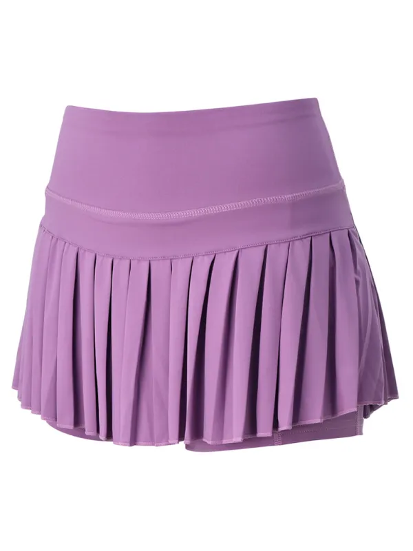 Casual Pleated Knit Skirt