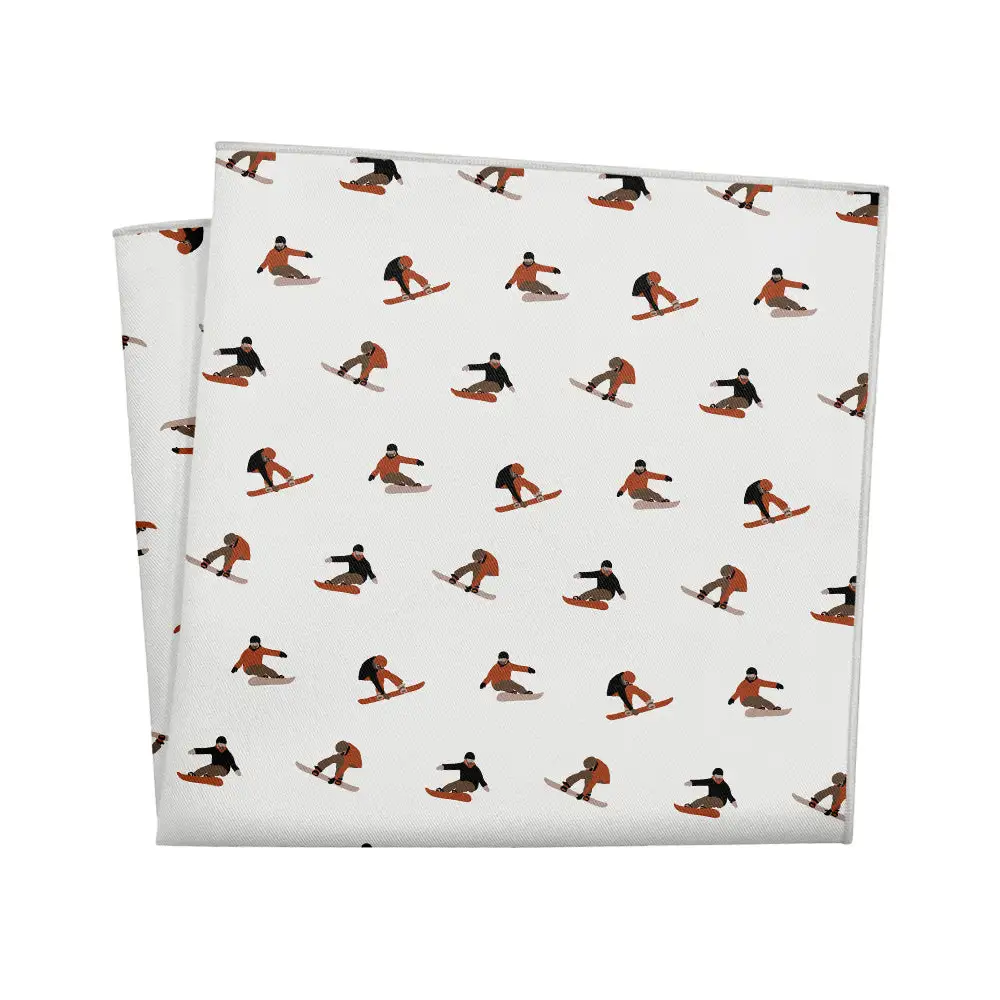 Refined Modern Novelty Sports Motif Pocket Square