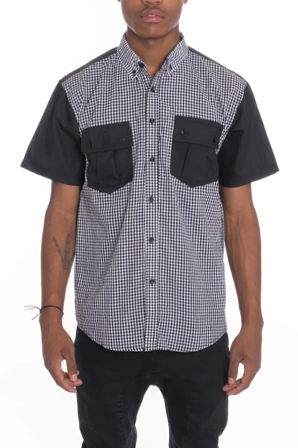 Men's Casual Short Sleeve Button-Down Shirts