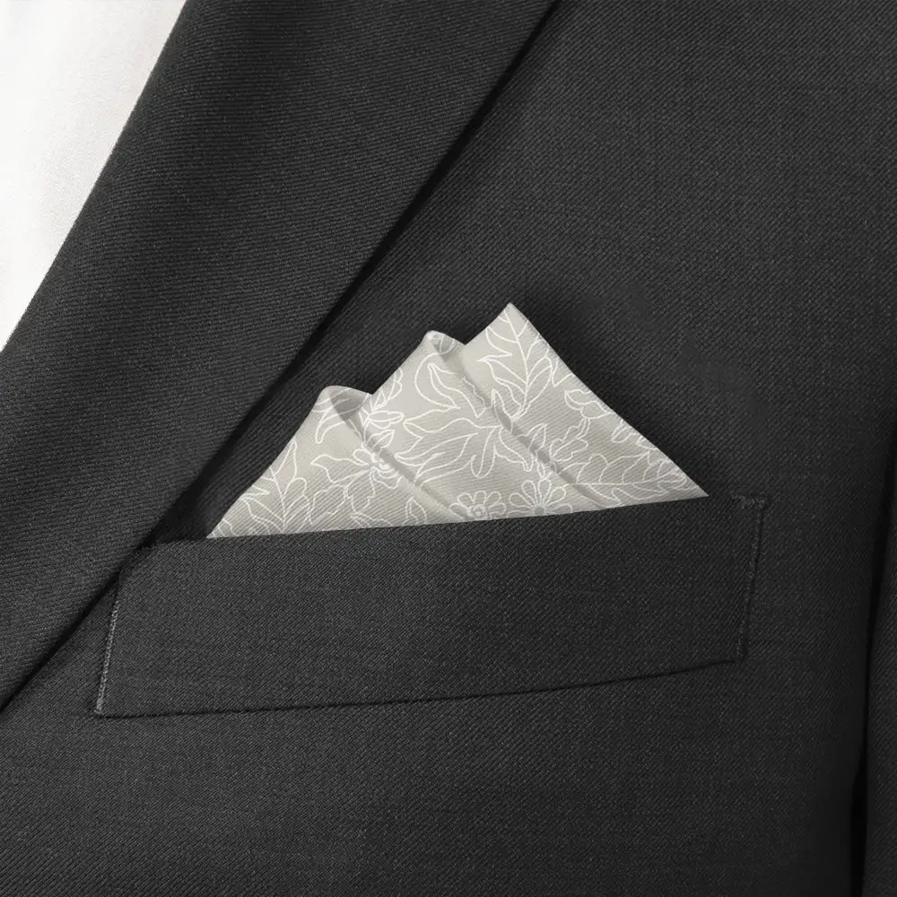 Crisp Smart Floral Pocket Square