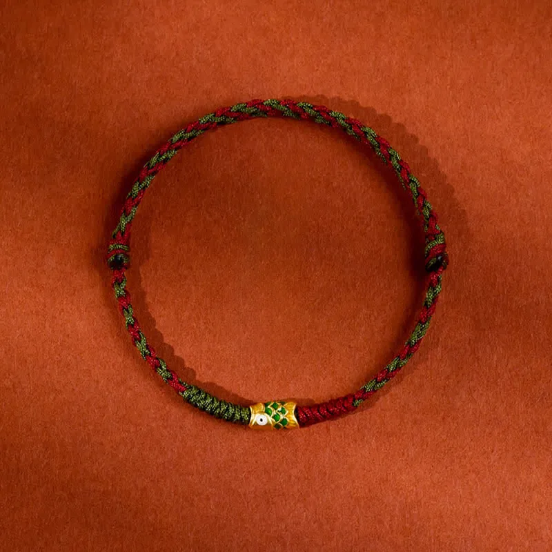 Braided String Koi Fish Bracelet Anklet