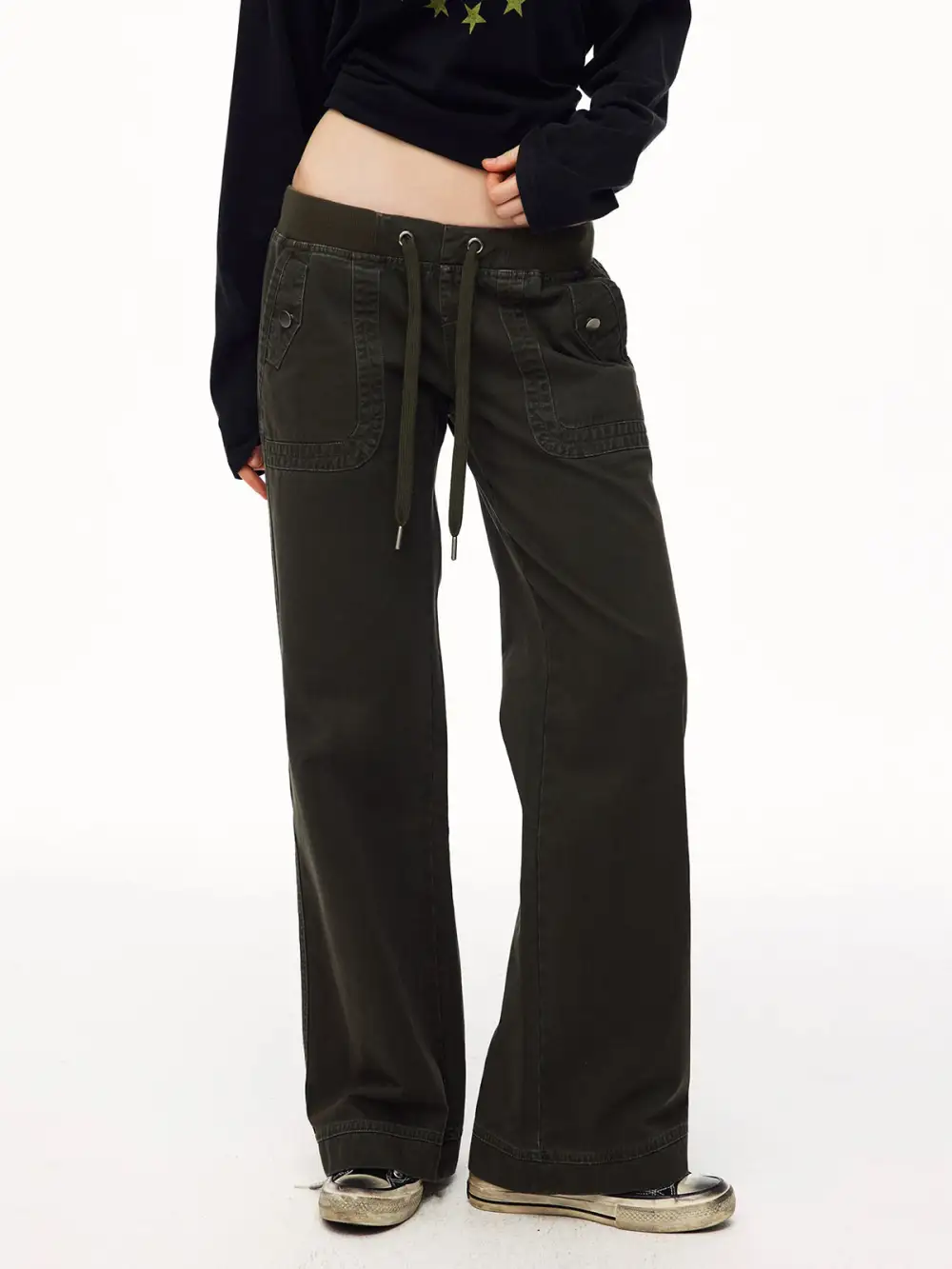 Straight-Leg  Pants