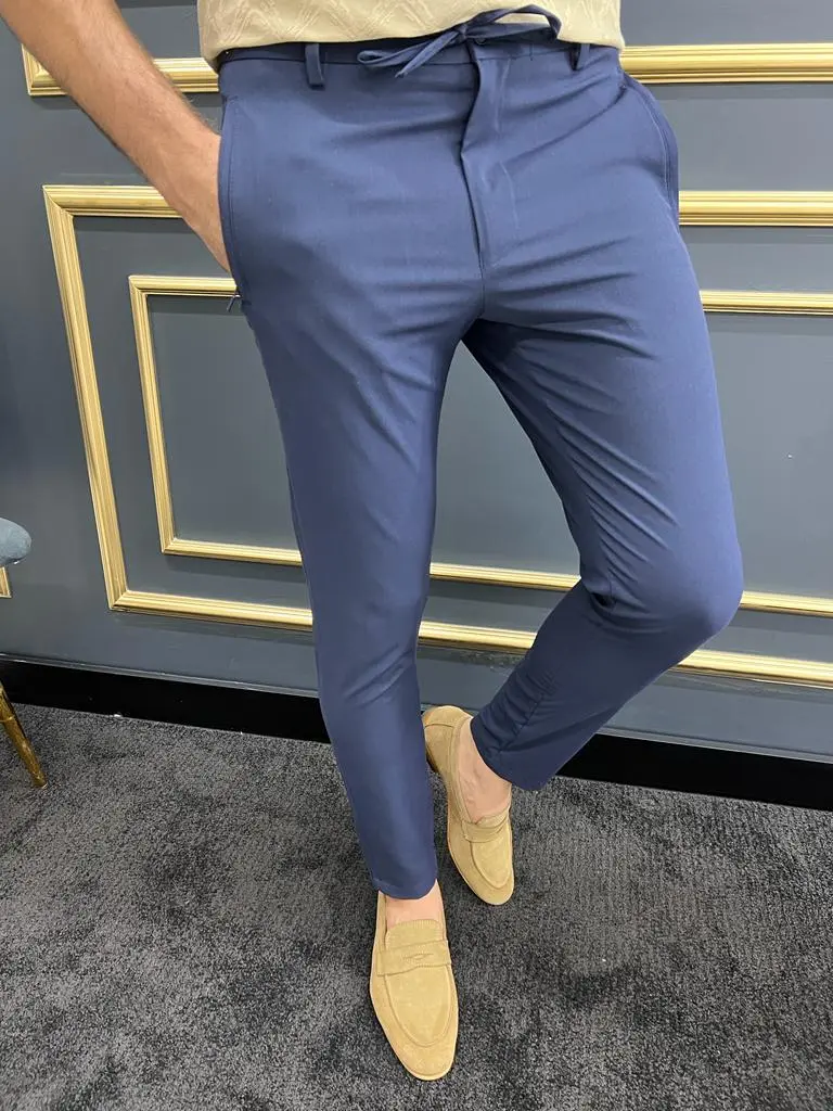 Smart Slim Fit Refined Tailored Trousers