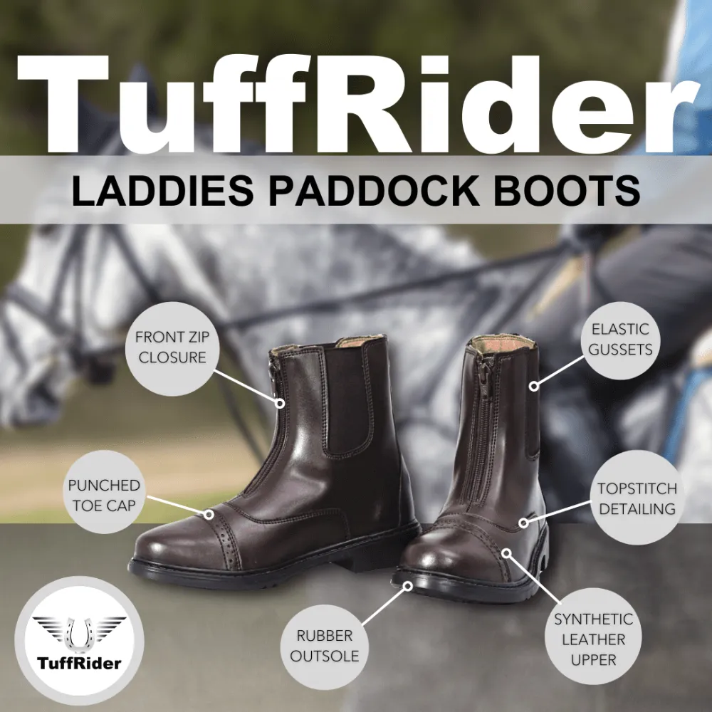 Women's Paddock Waterproof Front Zip Cap Toe Ankle Boots