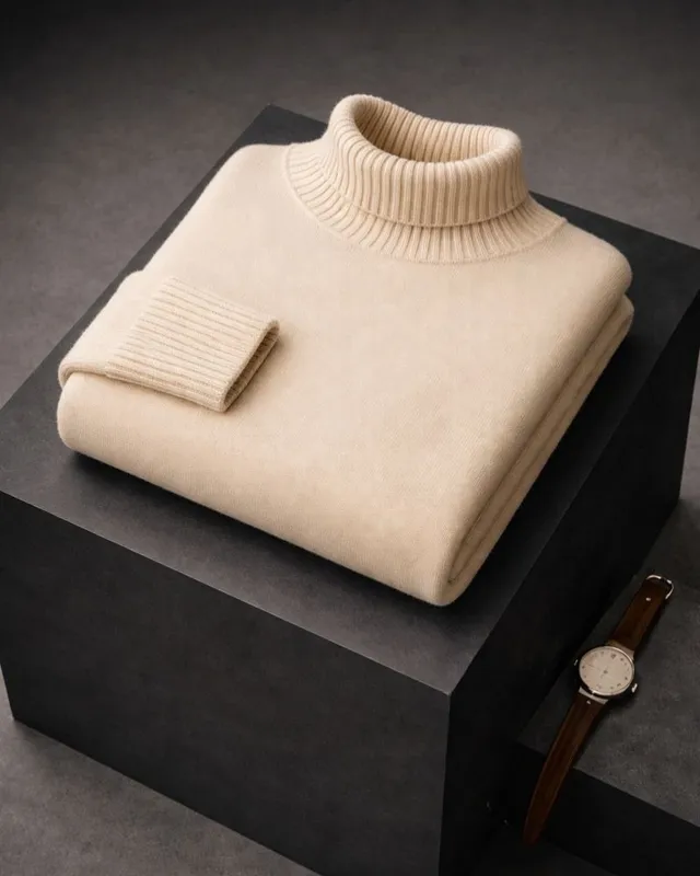 Cashmere Roll-neck Jumper