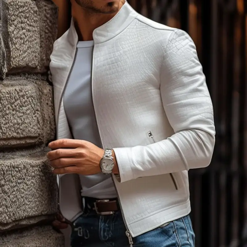 Leather Utility Jacket