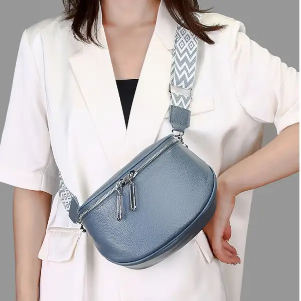 Leather Crossbody Chest Bag
