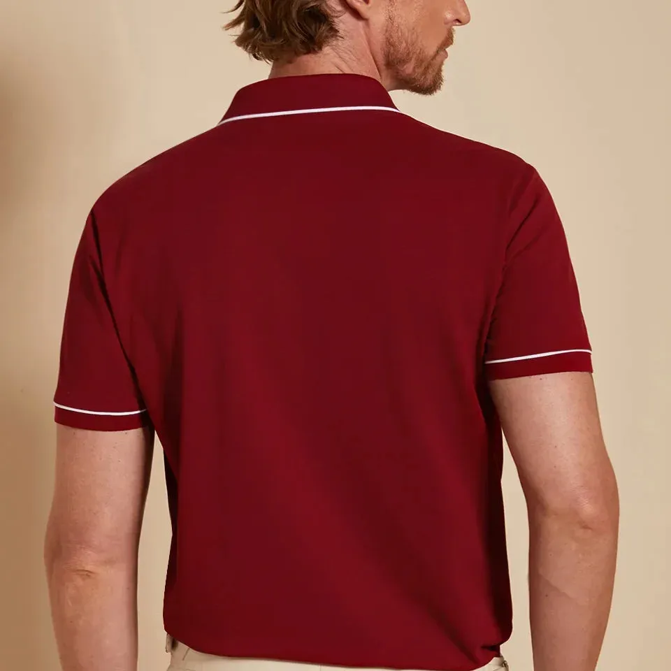 Active Pique Cotton Blend Cotton Polo Shirt