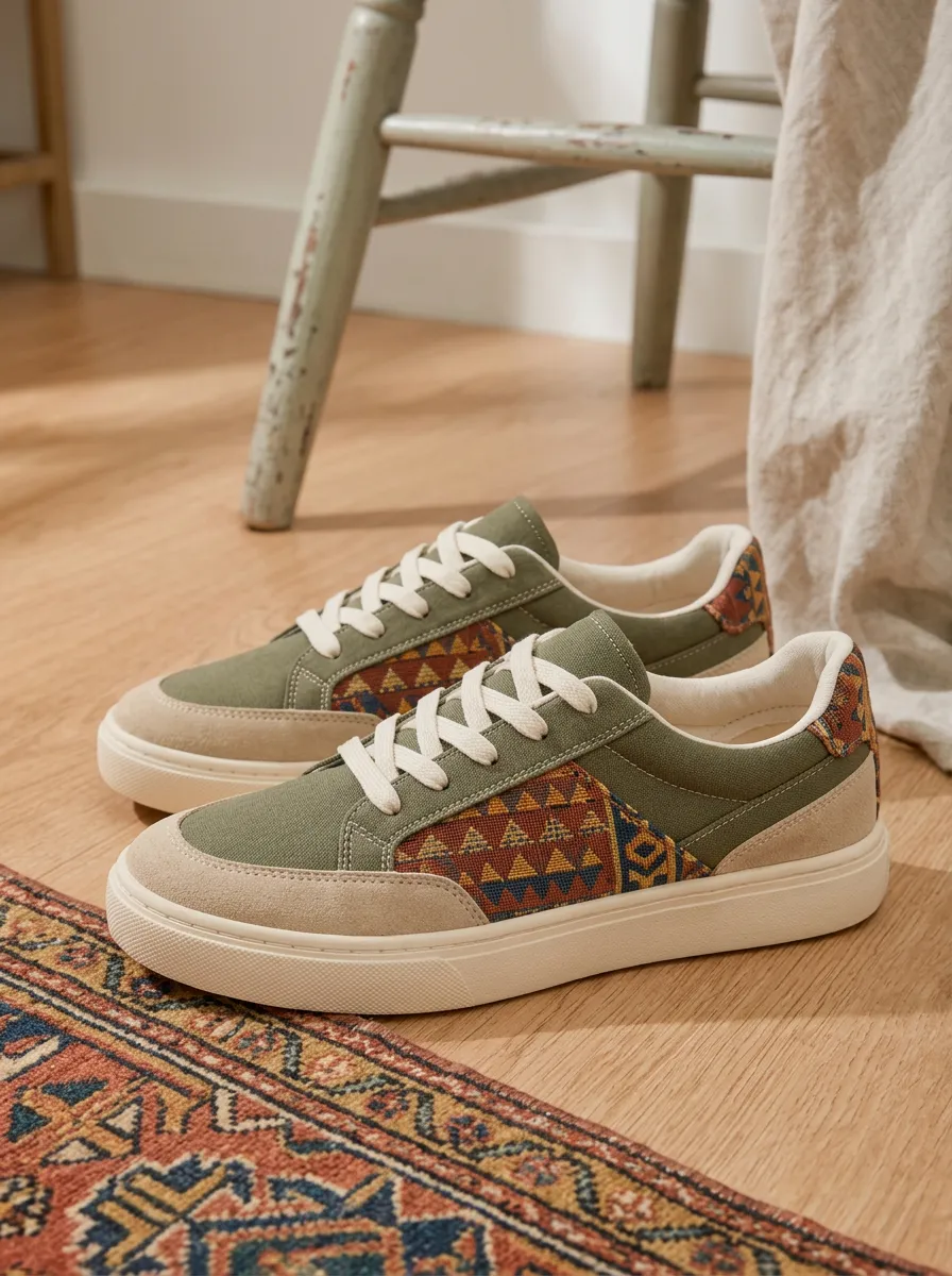 Women's Boho Geometric Pattern Lifestyle Edit Skate Shoes
