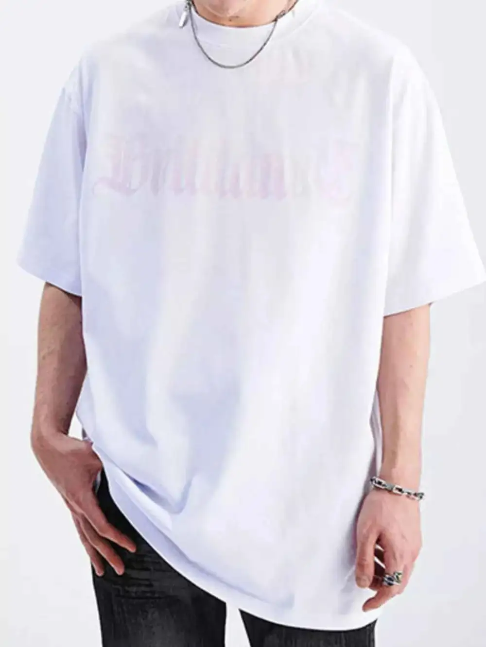 Everyday Letter Round Neck Half Sleeve T-Shirt
