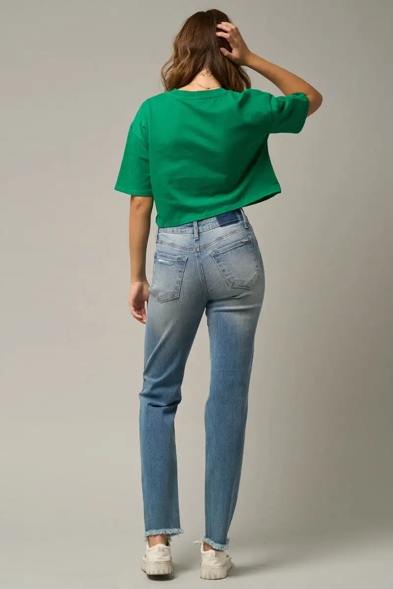 Mid Rise Slim Jeans