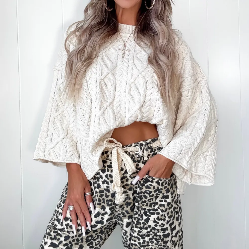 Contemporary Classic Cropped Sweater