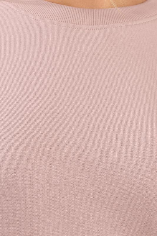 Dusky Pink Sweatshirt detail 3