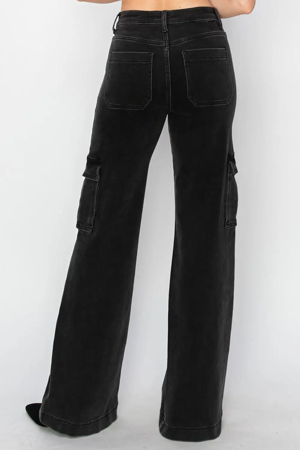 Soft Elastic Waist Denim Jeans