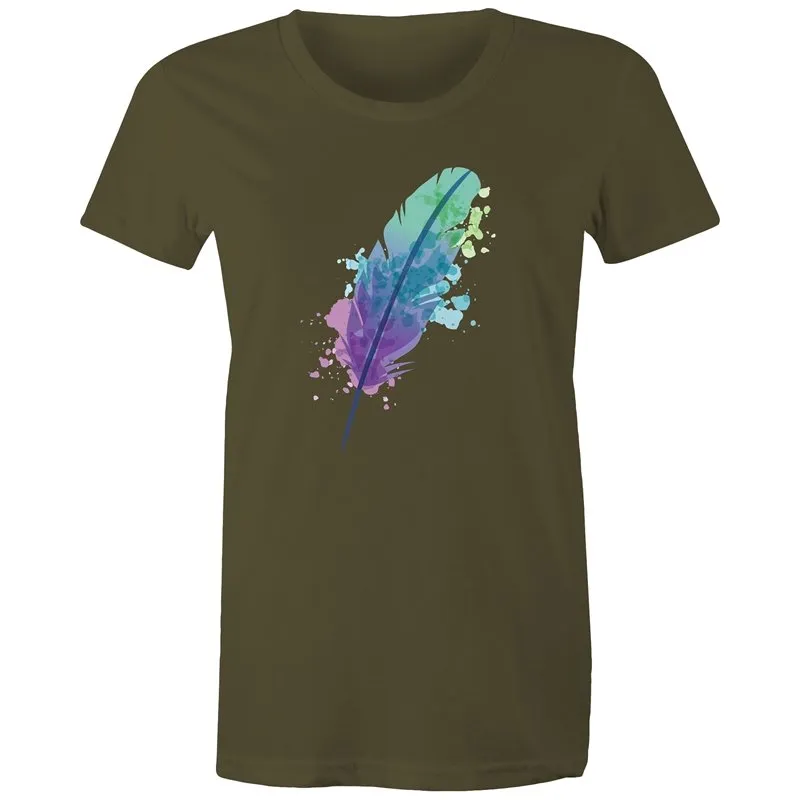 Feather Watercolour T-Shirt