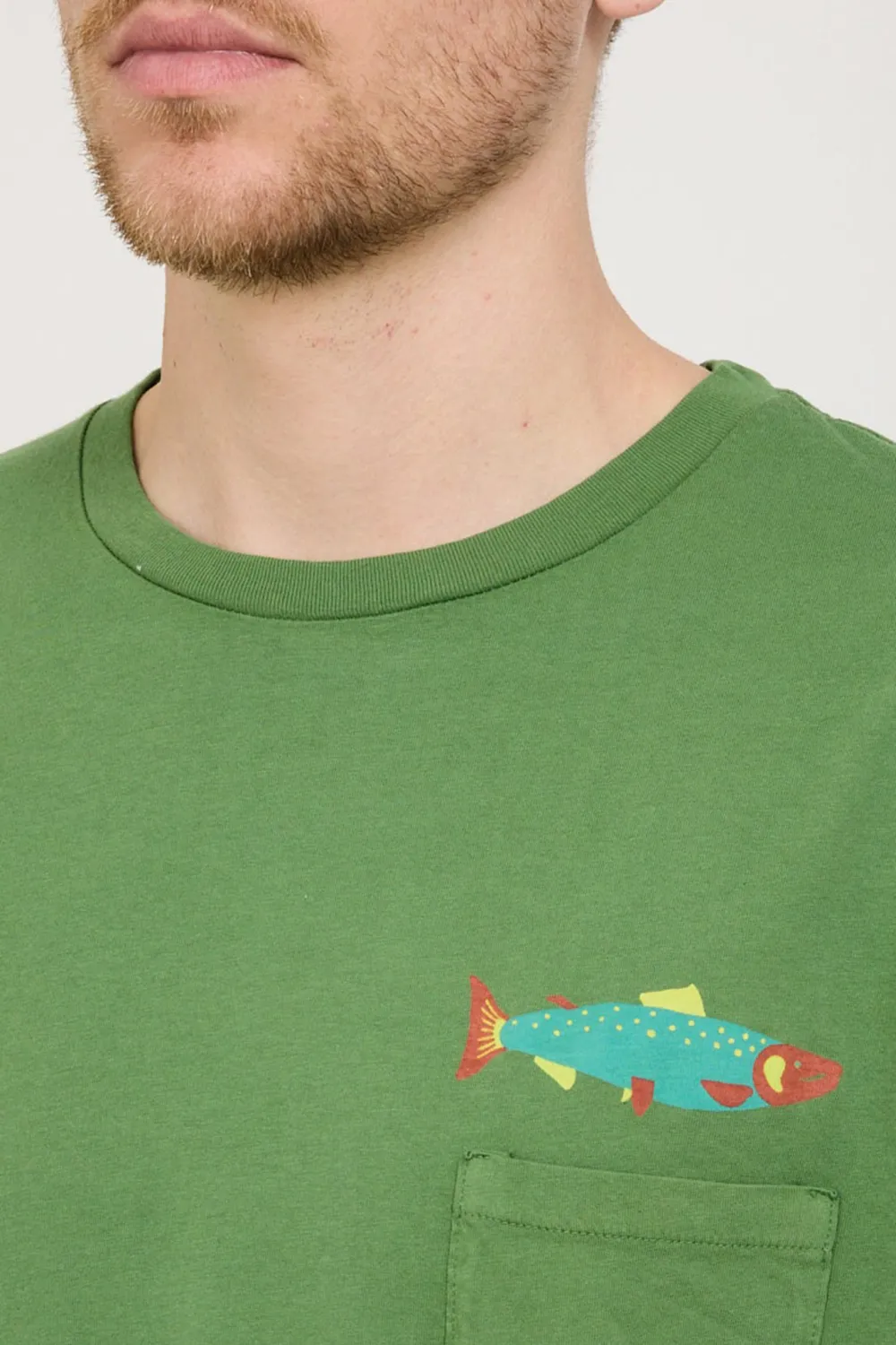 Hot Salmon Green T-Shirt