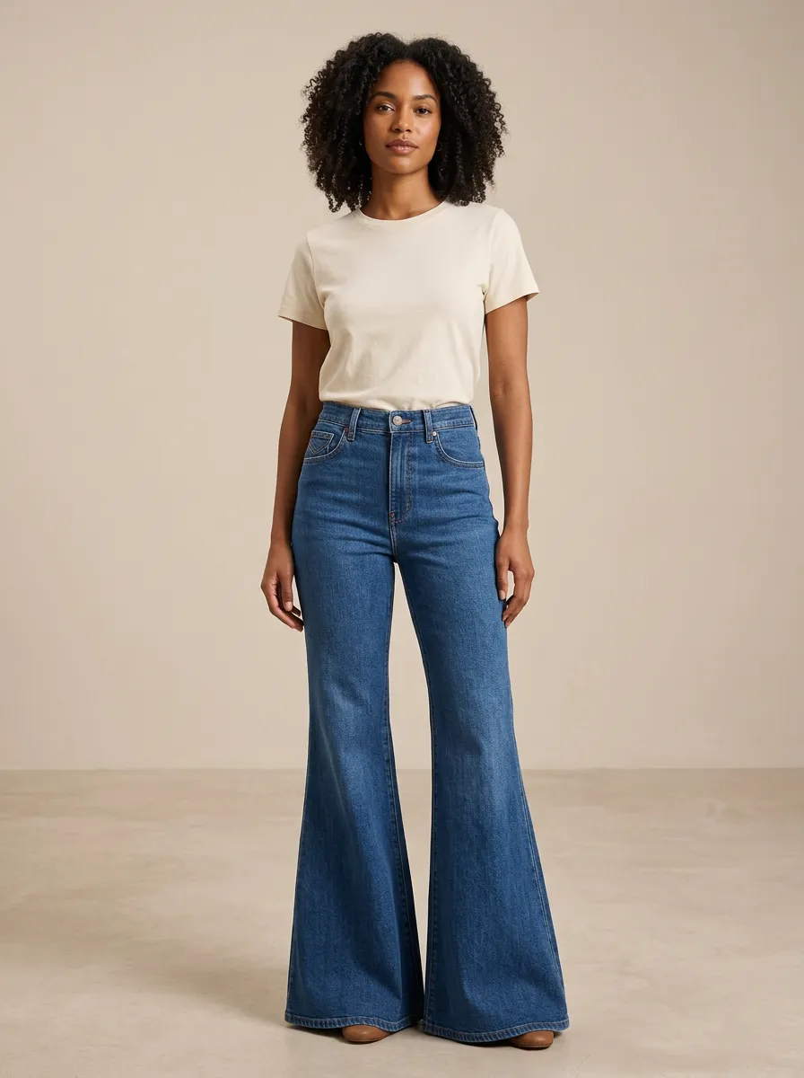 Modern High Rise Flare Jeans