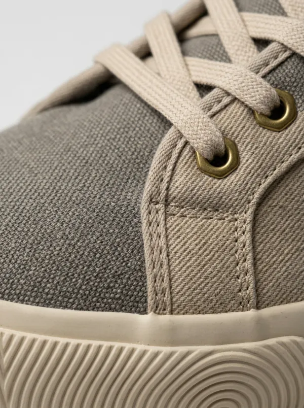 Comfort Suede Look Graphic Silhouette Men's Canvas Shoes