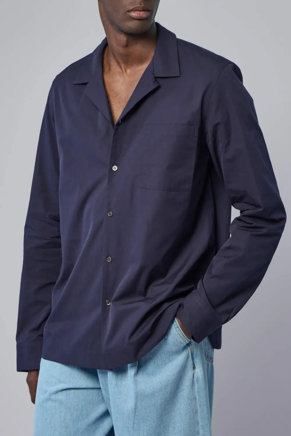 Laid Back Layering Collared Shirt