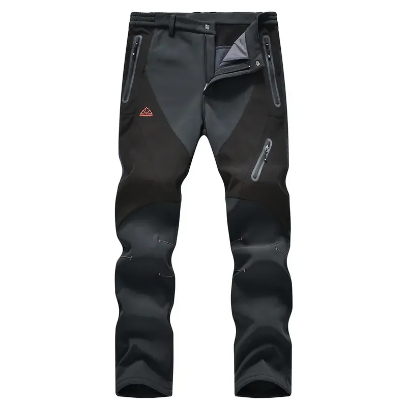 Men's waterproof, insulated pants—suitable for cold-weather hiking and winter skiing.