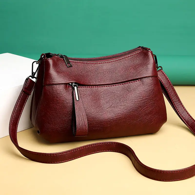 Textured Minimal Crossbody Bag