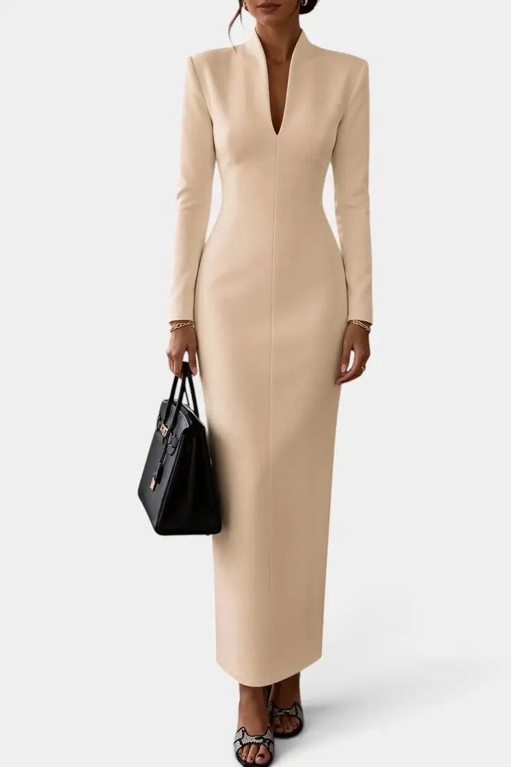 Fitted Maxi Dress