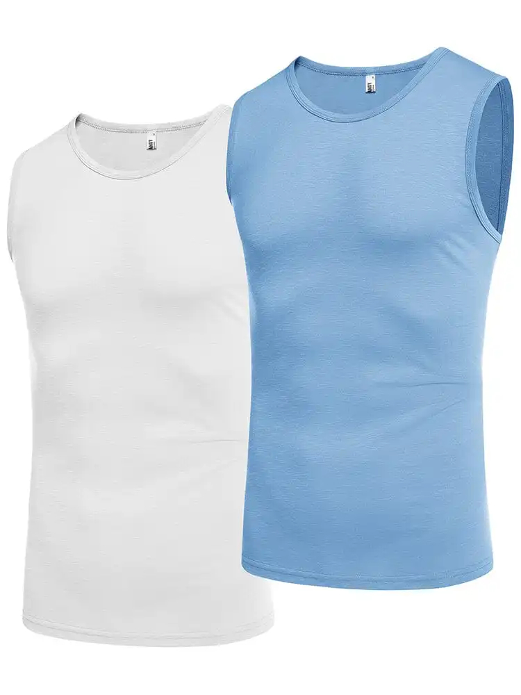 Soft Rib Muscle Cut Tank Top