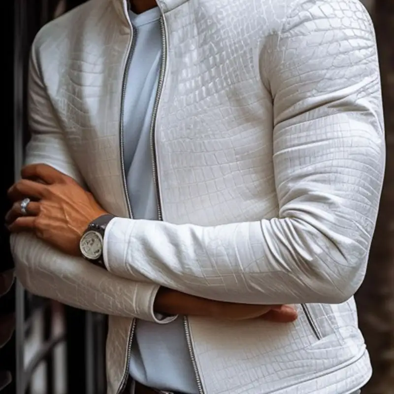 Leather Utility Jacket