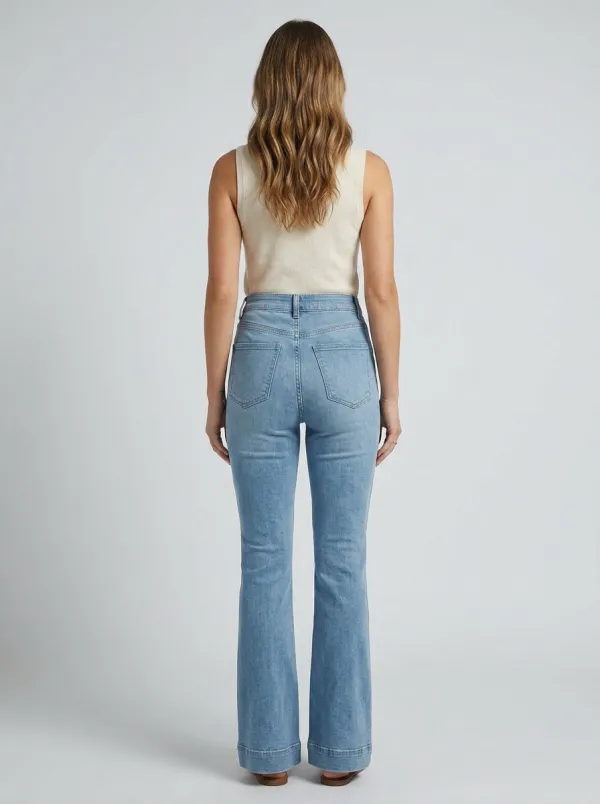 Women's High Waist Casual Denim Jeans
