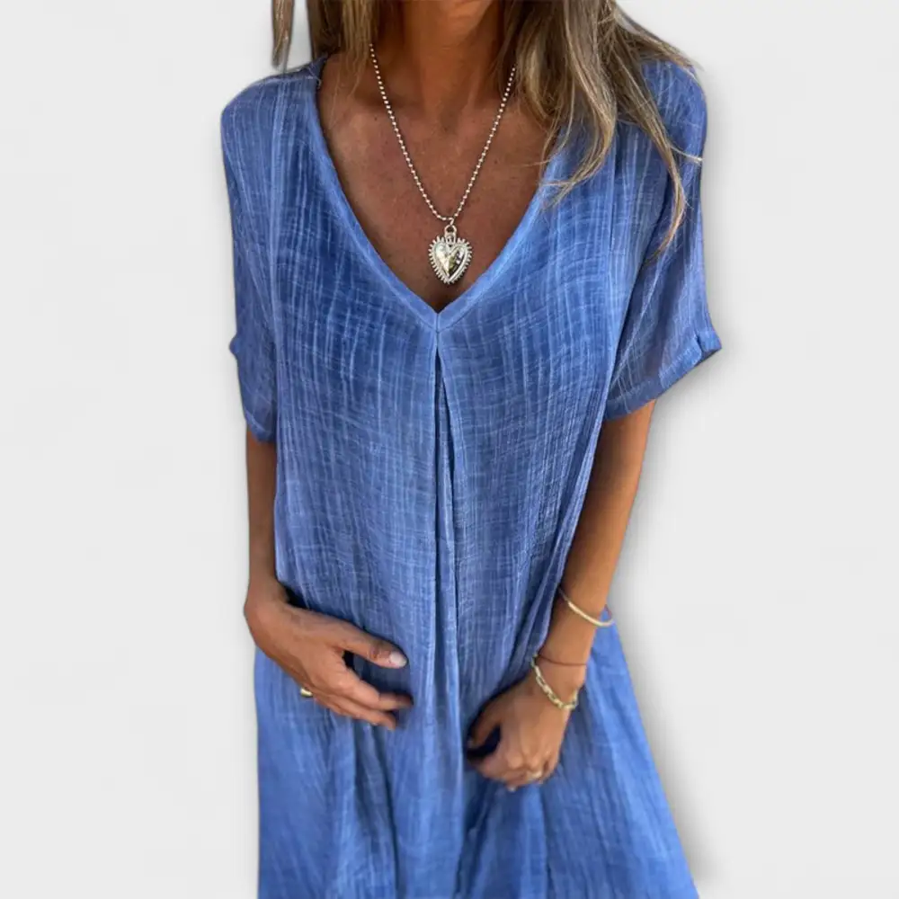 Linen Cotton Casual Dress