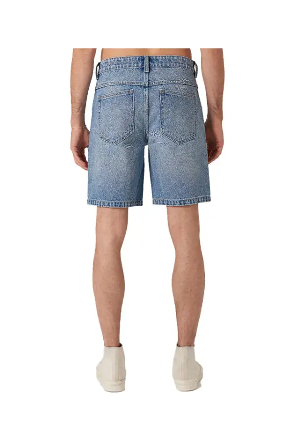 Straight Fit Cotton Casual Shorts