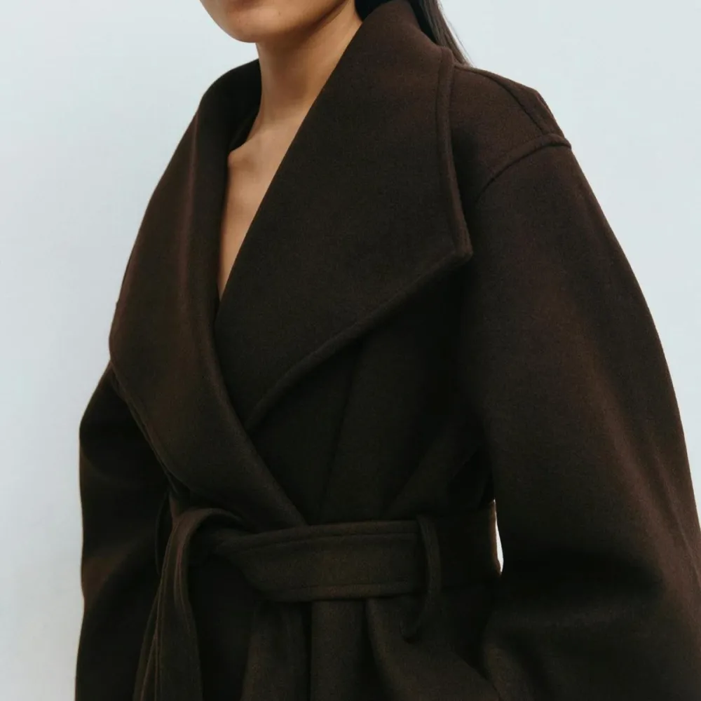 Relaxed Pearl Cascade Coat